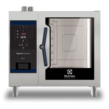 Electrolux Skyline Premium kombipároló bojlerrel és digitális vezérléssel, 6 GN 1/1, elektromos, programozható, automata tisztítórendszer