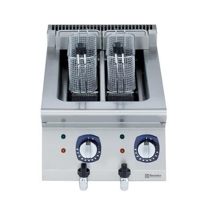 Electrolux 700XP Két medencés elektromos asztali fritőz, olajsütő, 2x5 liter