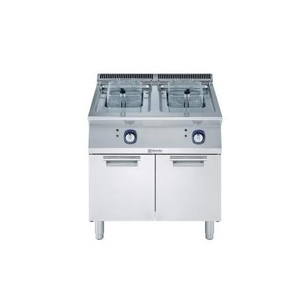 Electrolux 700XP 2 medencés szabadonálló elektromos fritőz, olajsütő,  2x15 liter