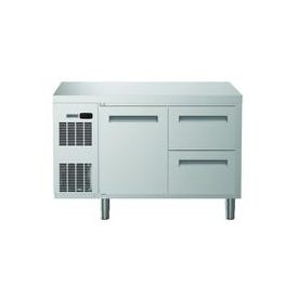   Electrolux Hűtött munkaasztal, 1 ajtó és 2x1/2 fiók, R290, fedlappal