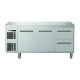   Electrolux Hűtött munkaasztal, 2 ajtó és 2x1/2 fiók, R290, fedlappal