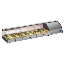 Tecfrigo Tapas 8 GN SS hűtővitrin