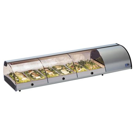 Tecfrigo Tapas 8 GN SS hűtővitrin