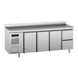 SAGI KUC2A 3 ajtós 2 fiókos hűtött munkaasztal